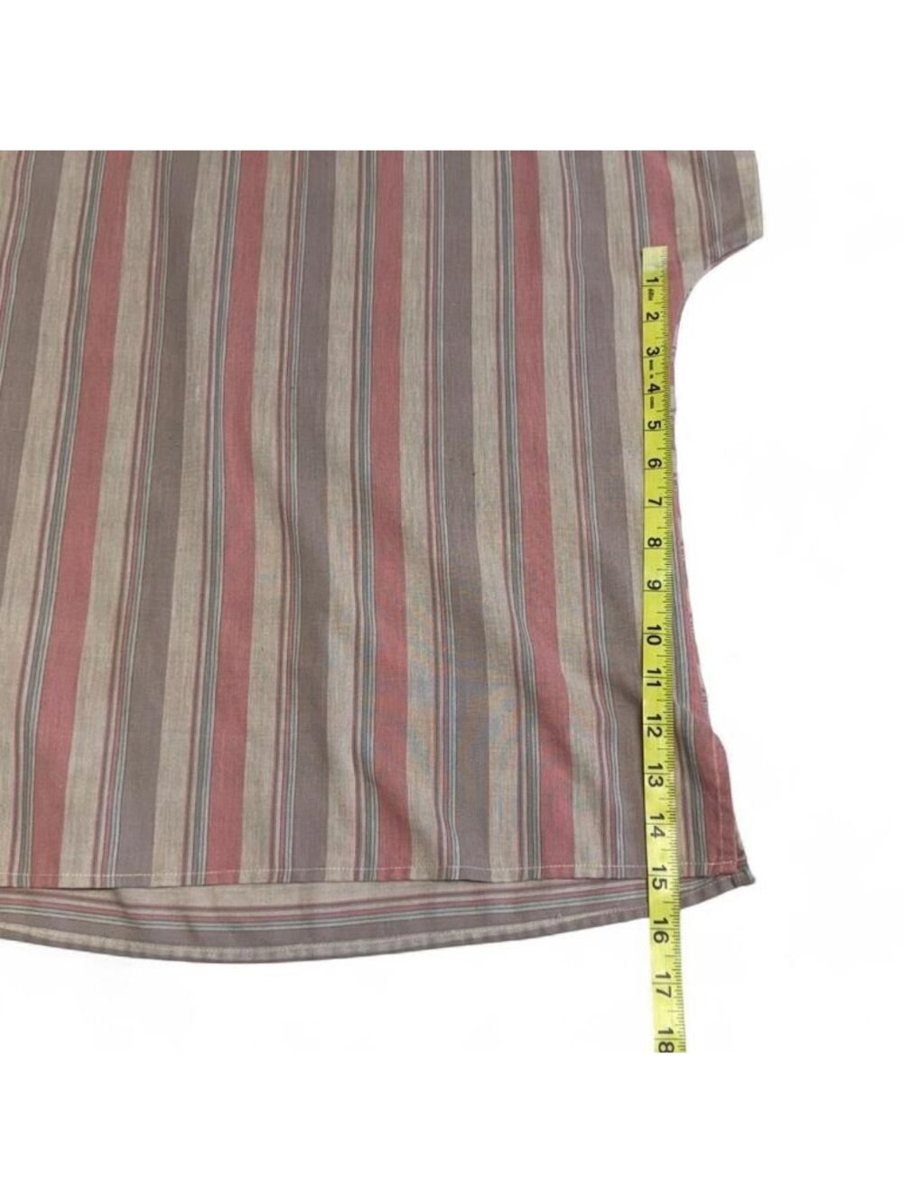 Vintage 70's Levi Strauss & Co Pastel Striped Blouse Top Women's 16 Western Boho - Picture 6 of 6